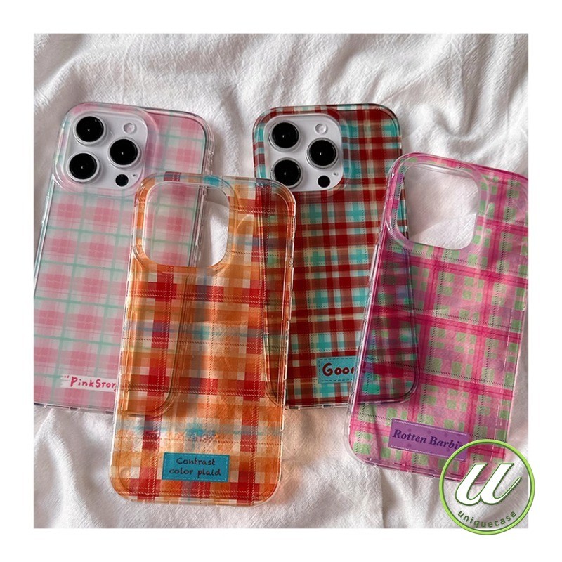 แฟชั่นการ์ตูนมาการูนลายทางสีสันสดใส เคส IPhone 11 14 13 12 15 16 Pro Max XS Max 7 15 16 14 Plus 7Plus 8Plus X XR SE 2020