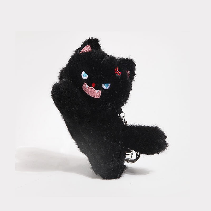 CATHLEENตุ๊กตาแมวสีดำและขาวน่ารักจาก  ของแท้ พวงกุญแจ กระเป๋าคู่ จี้ - รูปที่ 4