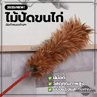 ไม้ปัดขนไก่ ปัดฝุ่น ไม้ปัดขนไก่อย่างดี มีขนาดเล็ก น้ำหนักเบา ขนไก่อ่อนนุ่มไม่ขูดขีดให้เกิดรอย ด้ามจับพลาสติก