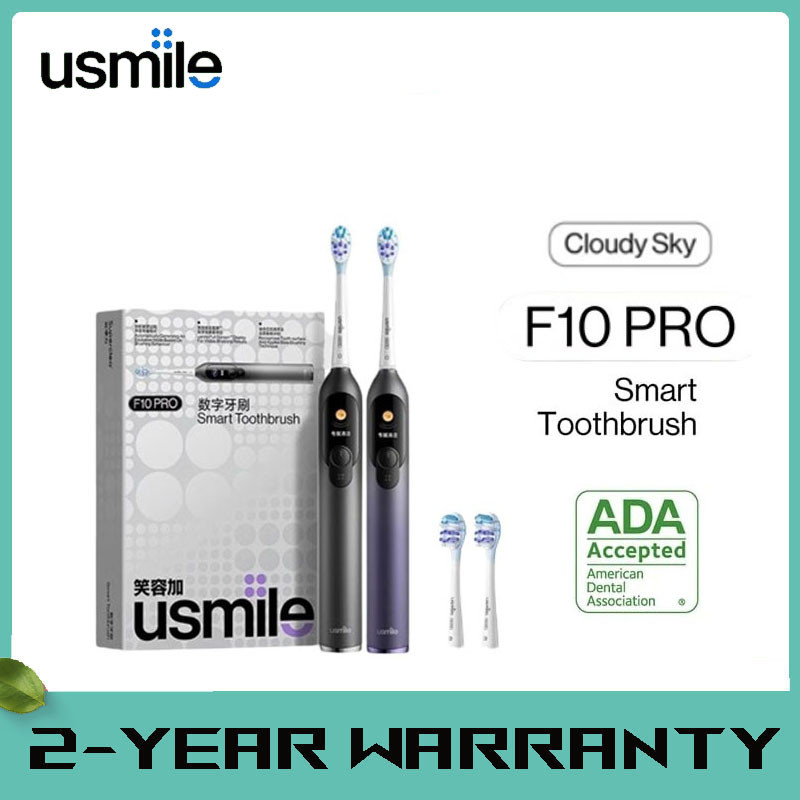Usmile F10 pro electric toothbrush, digital toothbrush, double-sided screen, 180 day battery life, e