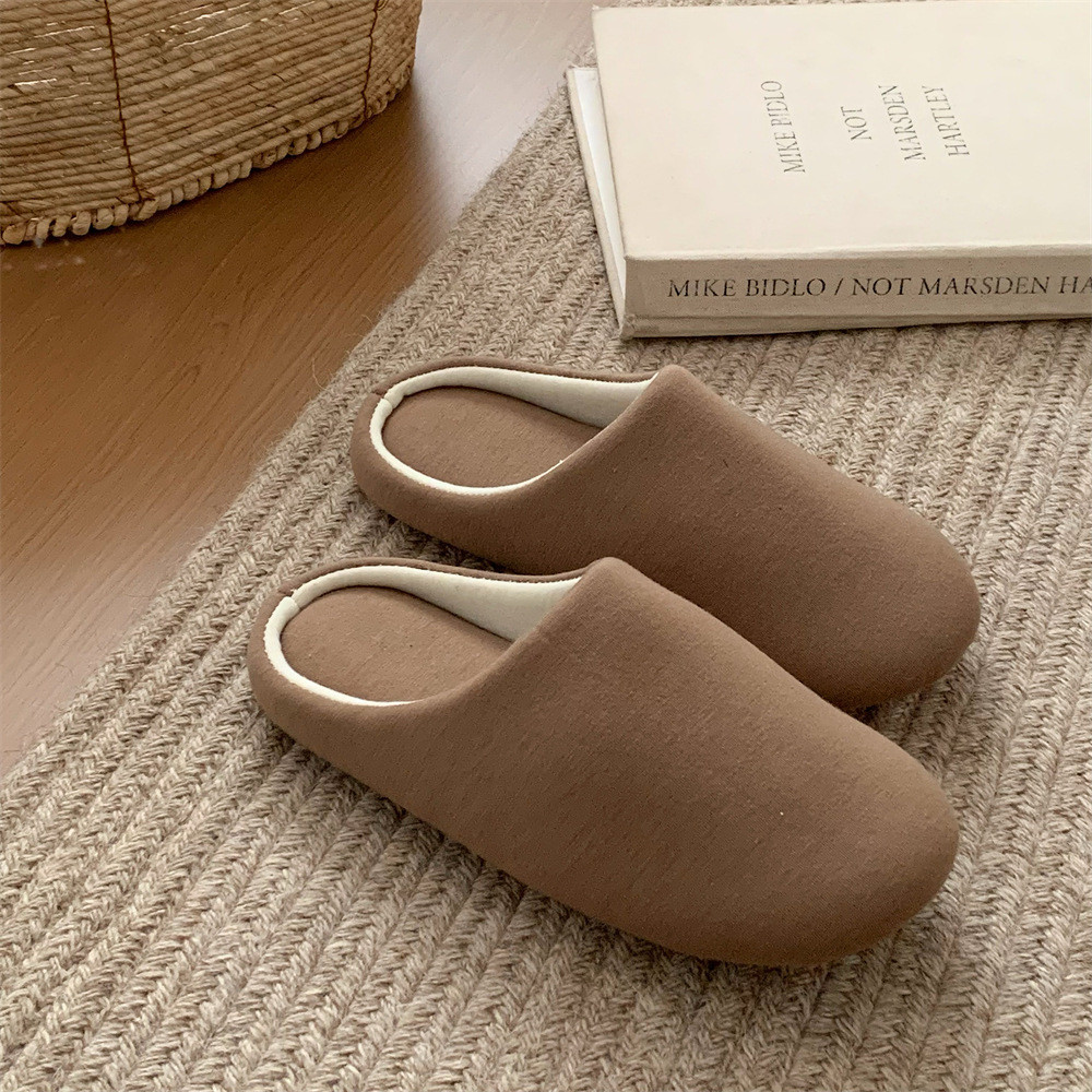 Xitiao Simple Silent Soft Sole รองเท้าผู้ชายผู้หญิงคู่ Four Seasons Universal Home
