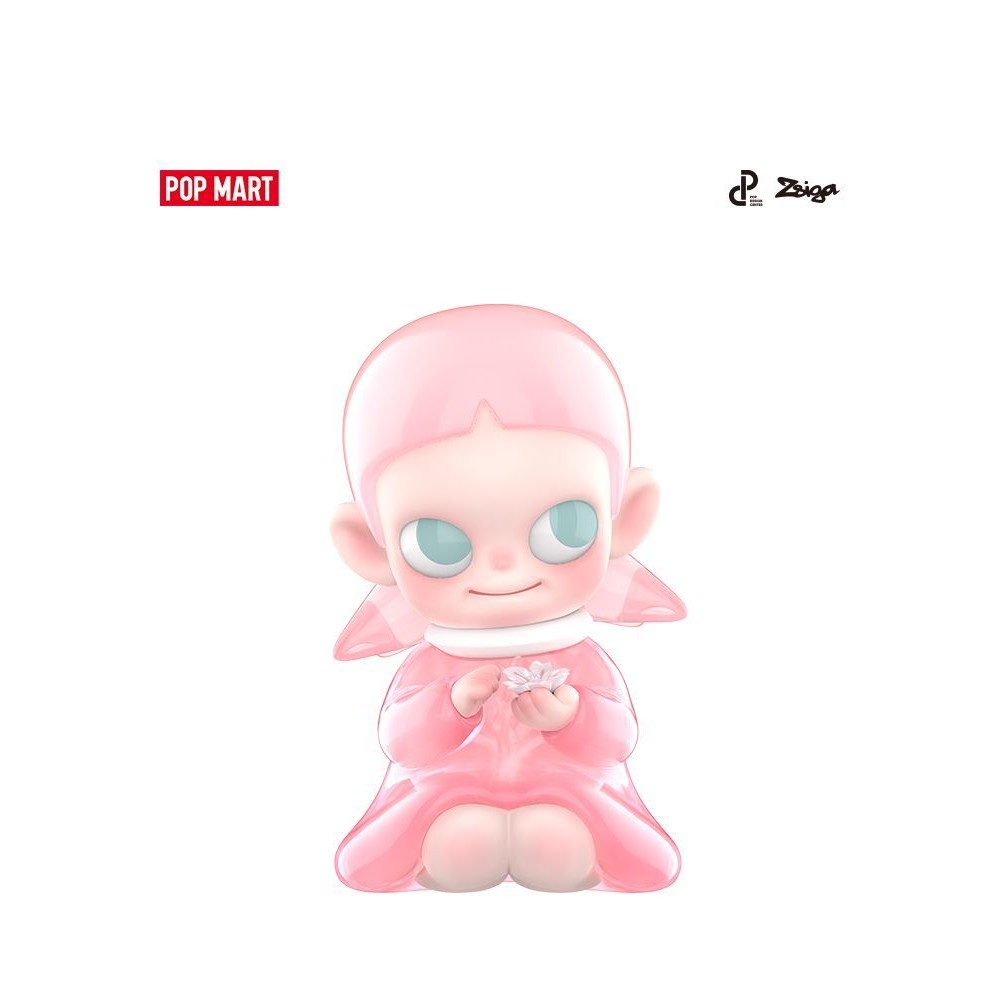 POPMART POPMART Zsiga Zsiga Cherry Blossoms ของขวัญสําหรับ Earth Figures อินเทรนด์แฟชั่นของเล่นของขว
