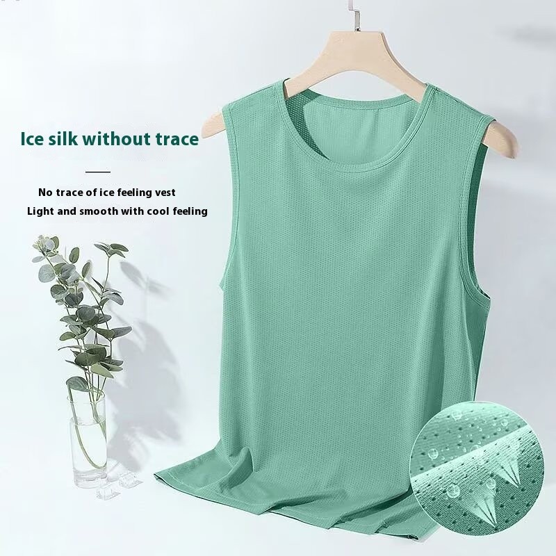 Muse Harbor Round Neck Mens Summer Cool Sports เสื้อกล้ามแขนกุด