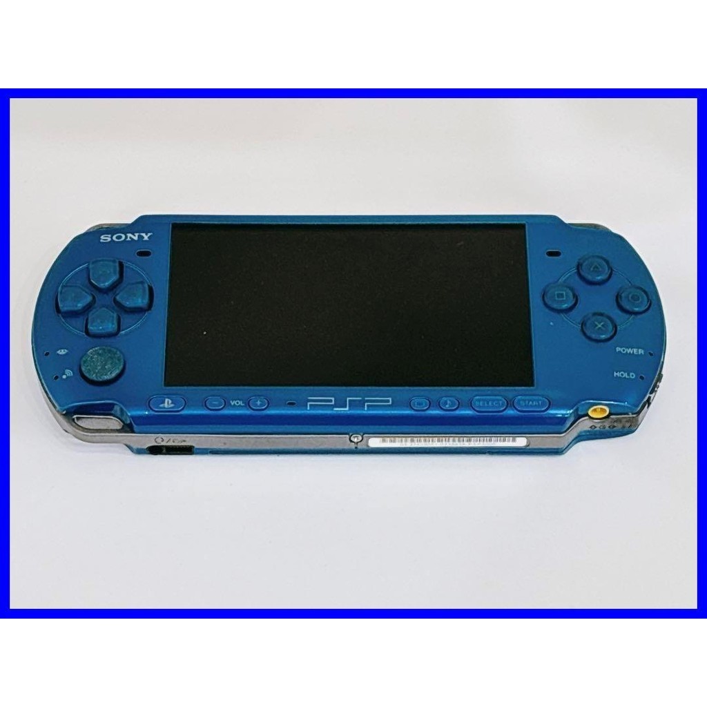 [มือสอง] ตัว PSP 3000 พร้อมอะแดปเตอร์ AC สีน้ำเงิน &lt;ทำงานถูกต้อง&gt;