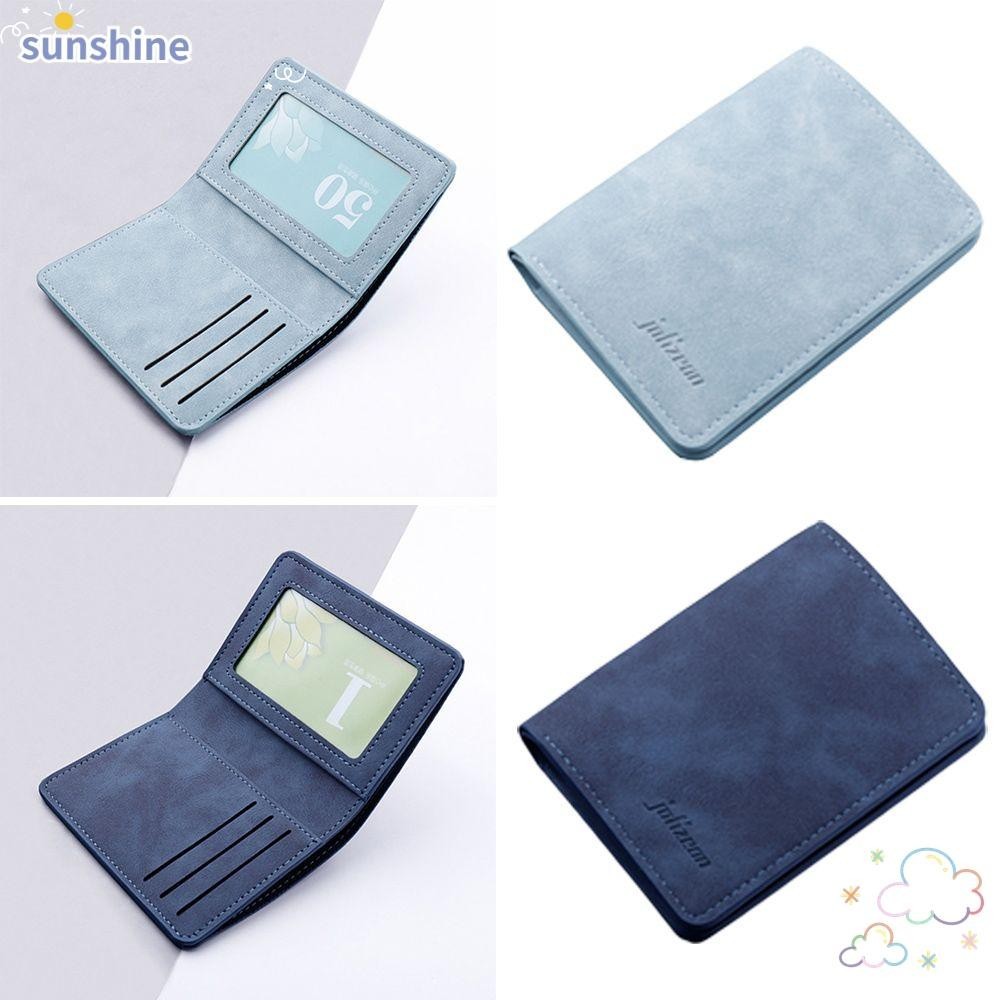 Ssunshine กระเป๋าสตางค์ผู้ชาย แนวตั้ง กระเป๋าเงิน กระเป๋ามินิ แบบบาง