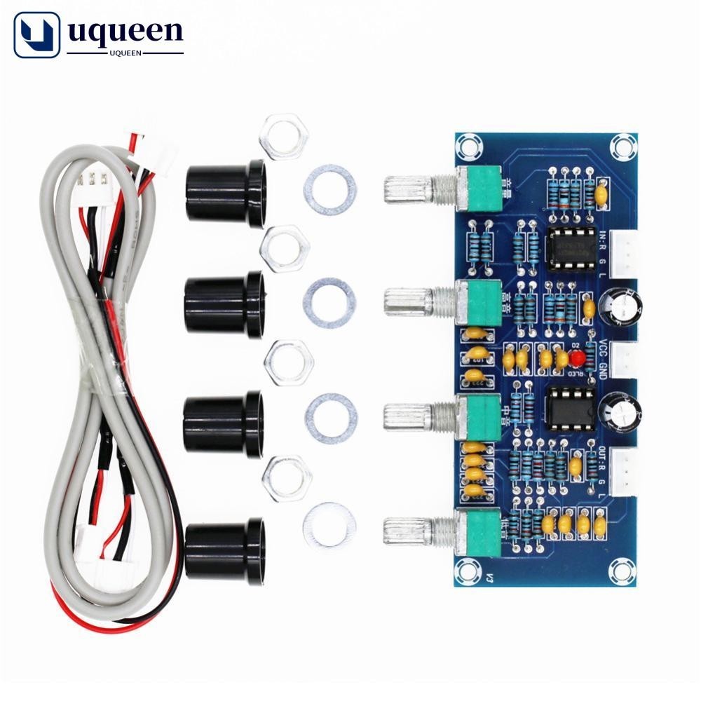 Uqueen XH-A901 NE5532 DC12V-24V บอร์ดพรีแอมป์ ปรับเสียงเบสได้ O4X2