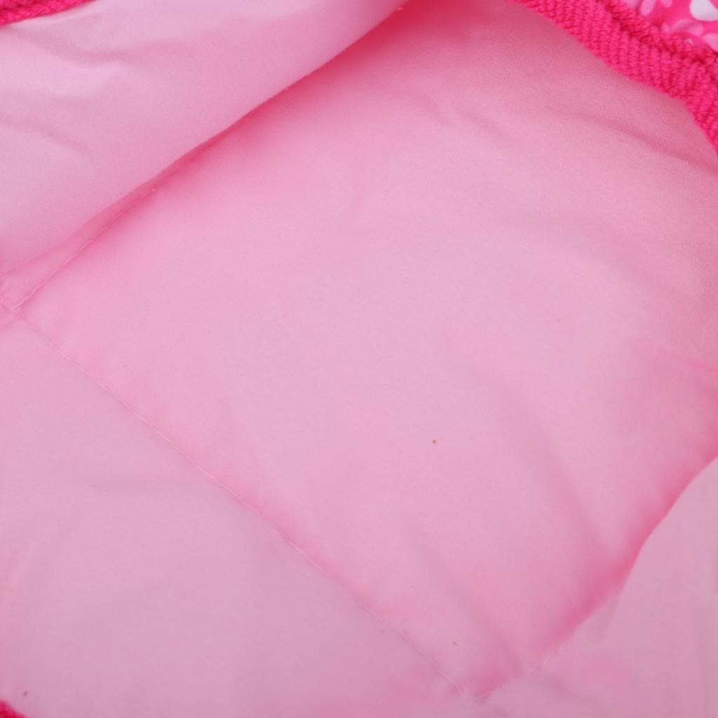 [sikkjbm] กระเป๋าเดินทางแฟชั่น ลายดอกไม้ สีชมพู สําหรับตุ๊กตา 18 นิ้ว