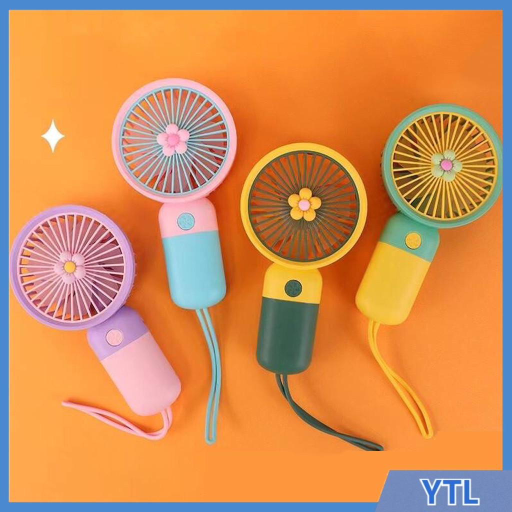 YTL พัดลมพกพา จัดส่งวันนี้ USBพัดลมพกพา พัดลมมินิน้องตั้งโต๊ะ มือถือ mini Fan