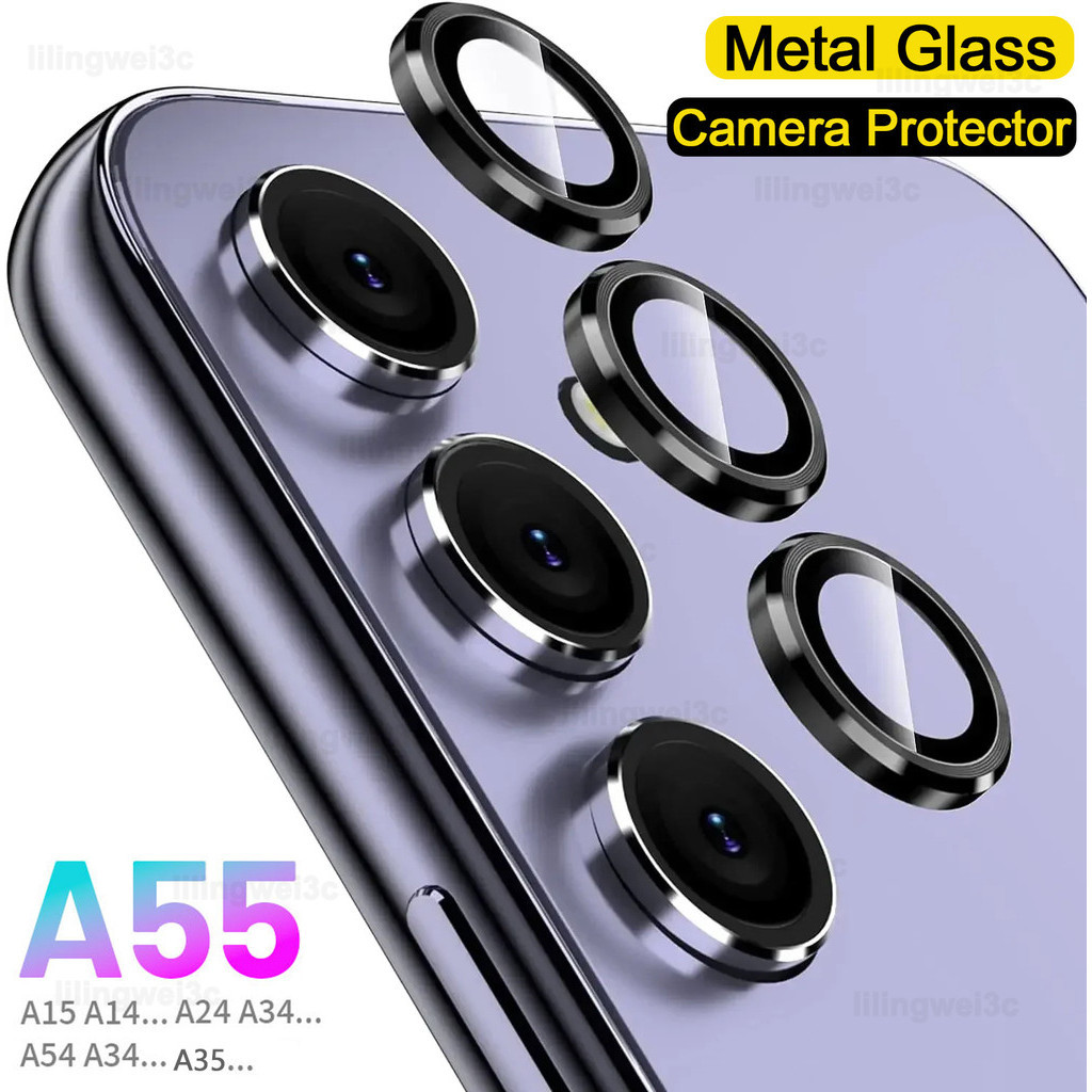 ฟิล์มกระจกนิรภัย กันรอยหน้าจอ เลนส์กล้อง สําหรับ Samsung Galaxy A55 A35 A25 A15 A05S A05 A54 A34 A24 A14