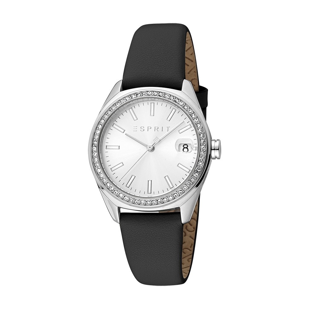 Esprit นาฬิกาข้อมือ คอลเลคชั่นใหม่ สีดำ รุ่น ES1L347L0015 สายหนัง นาฬิกาข้อมือผู้หญิง นาฬิกาข้อมือผู้ชาย