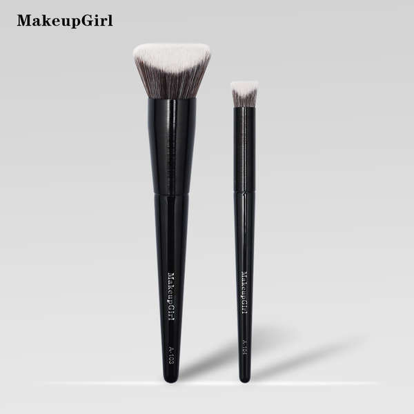 [จัดส่งด่วน] Charm Girl A104 แปรงคอนซีลเลอร์ Double-Sided Seamless CONCEALER Brush Cover Dark Circle