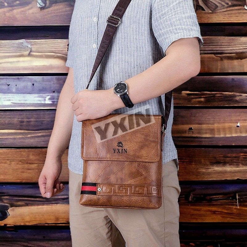 กระเป๋าสะพายข้างผู้ชาย YXIN Fashion bag 992-2# ขนาดใหญ่/BIG