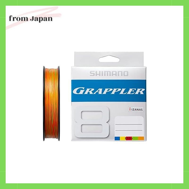 Shimano (SHIMANO) Grappler 8 PE 300m LD-A71U 5 colors (5 colors x 10m) 1.5