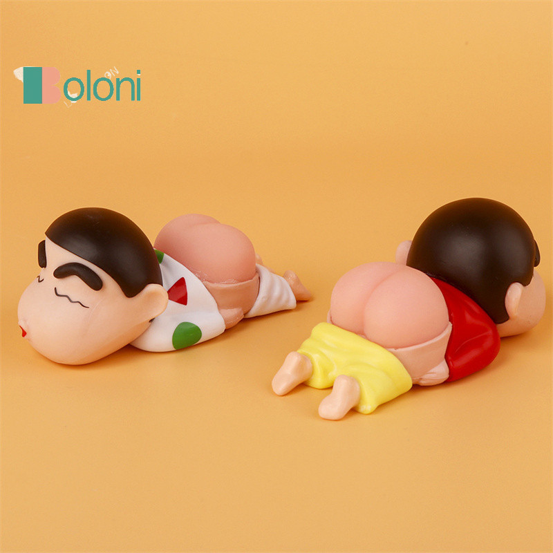 [Boloni] ใหม่ โมเดลฟิกเกอร์ PVC รูปปั้นชินจังน่ารัก Q-bomb Butt Crayon Shin-chan Nohara Shinosuke Kawaii ของขวัญ ของเล่นสําหรับเด็ก