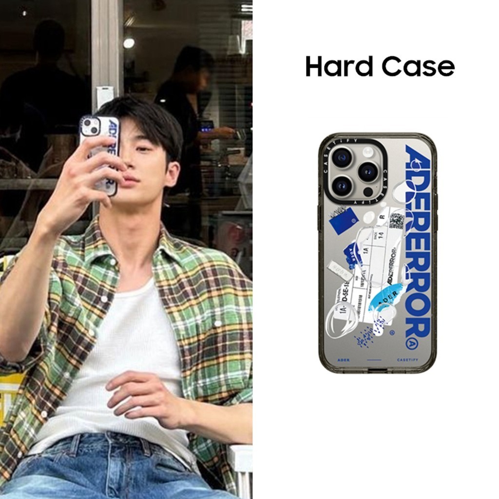 Casetify เคสพลาสติก PC แข็ง ลาย Loverly Runner Byeon Woo Seok Ader สําหรับ iPhone 11 12 13 14 15 Plus Pro Max