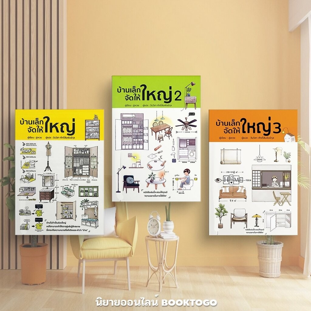 (พร้อมส่ง) บ้านเล็กจัดให้ใหญ่ เล่ม 1-3 (3 เล่มจบ) ลู่เหวย วารา