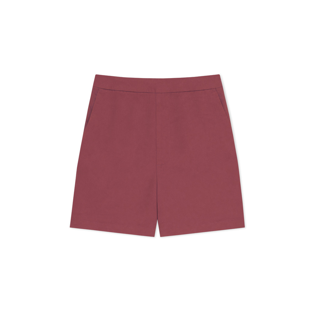 AIIZ (เอ ทู แซด) - กางเกงขาสั้นผู้หญิงเอวสูงยางยืด สีพื้น Women's High Waist Elastic Shorts
