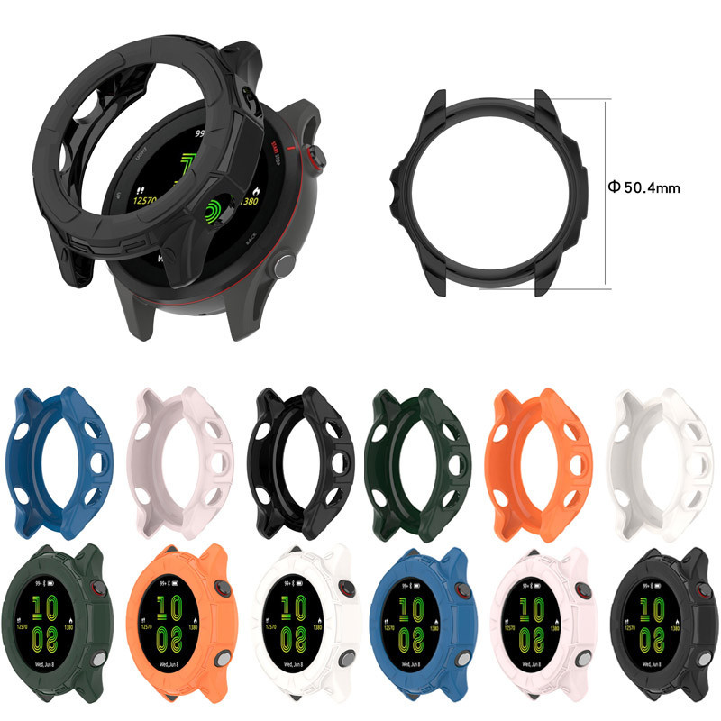 Garmin Forerunner255 Forerunner255S Forerunner955 ซิลิโคนหรูหรา TPU Soft Hollow Out นาฬิกาสําหรับ Ga