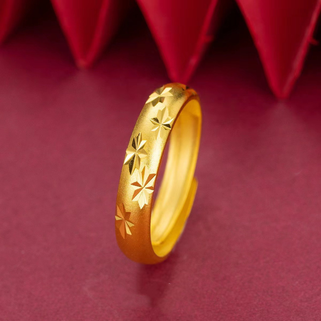 แหวนทอง แหวนเกลี้ยง ชุบด้วยทองคำแท้ 100% แหวนหุ้มทองไม่ลอกไม่ดำ แหวนทองหนัก1สลึง มีให้เลือกหลายแบบ สามารถปรับขนาดเองได้