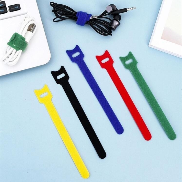 คลังสินค ้ าพร ้ อมการจัดการสายเคเบิล Velcro QINQ พร ้ อมแหล ่ งชาร ์ จหูฟังสายเคเบิลข ้ อมูลการจัดเก ็ บสายเคเบิลและชุดคัดแยกพร ้ อมสายรัด Velcro มีกาวในตัว ราคา ถูกที่สุด ดีลบีเคเค แกลเลอรีภาพที่ 3