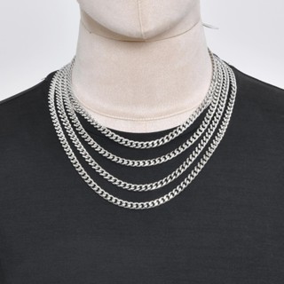 Vnox Men Chunky Miami สร้อยคอโซ่คิวบา, กว้าง 5/6/8 มม., ความ…