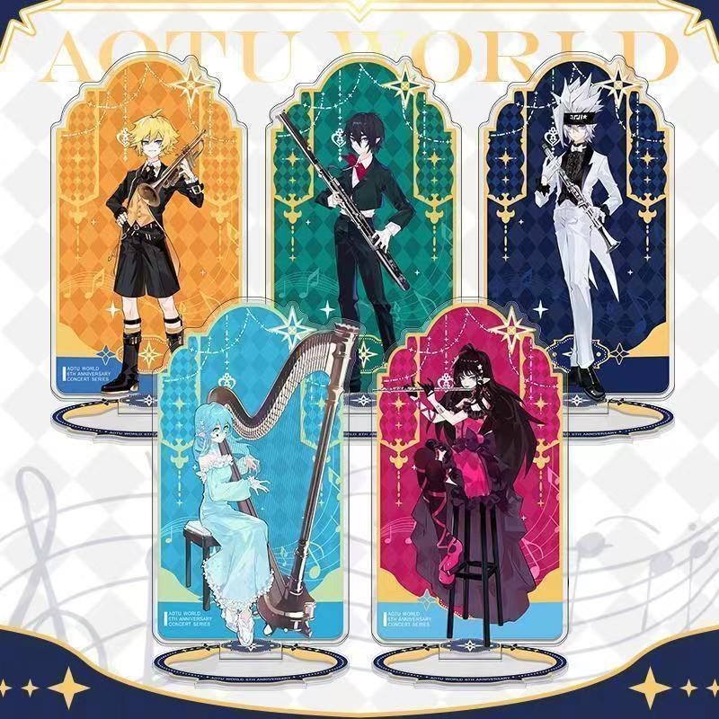 อะนิเมะ Bump World 6th Anniversary Standing Card Ann Mixiu Ann Jie Ginger Grey Lion Kelly Limited เค