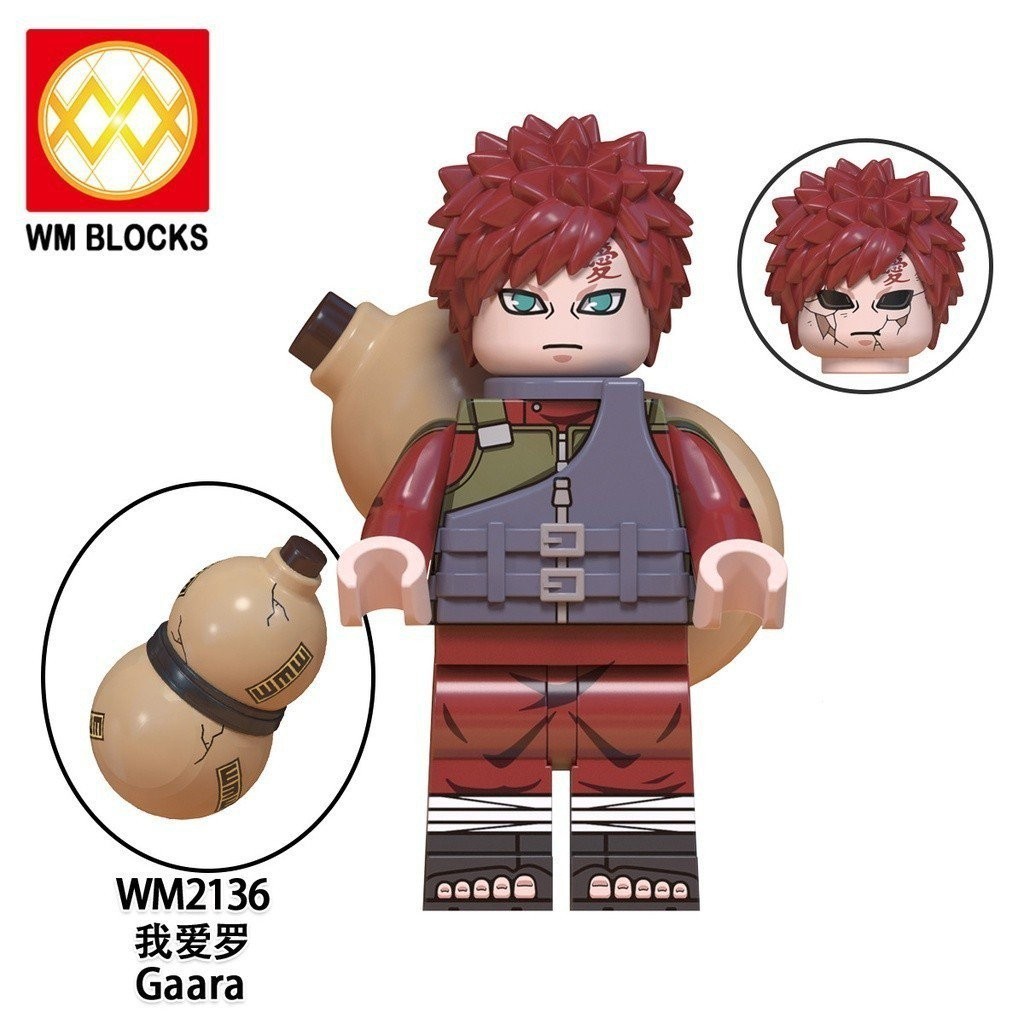 Naruto Legends ❅ Hashimoto, Uchiha Team Lego Action Figures