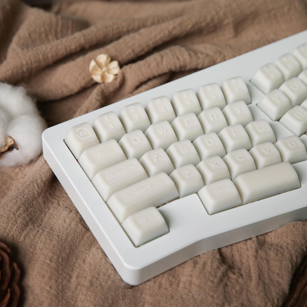 160 คีย์ SA Profile Milk White Translucent Keycaps กึ่งโปร่งใส Double Shot ABS คีย์บอร์ด Keycaps สําหรับ Cherry MX Switches คีย์บอร์ดเกม