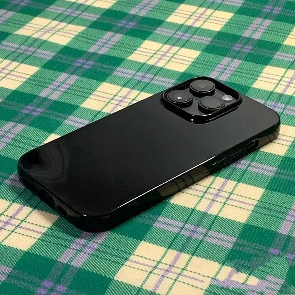 เคสโทรศัพท์ For iPhone 15 11 12 13 14 Pro Max XR 7 8 Plus XS MAX X SE 2020 นุ่มกันกระแทกสีลูกกวาดฝาหลังเรียบง่าย