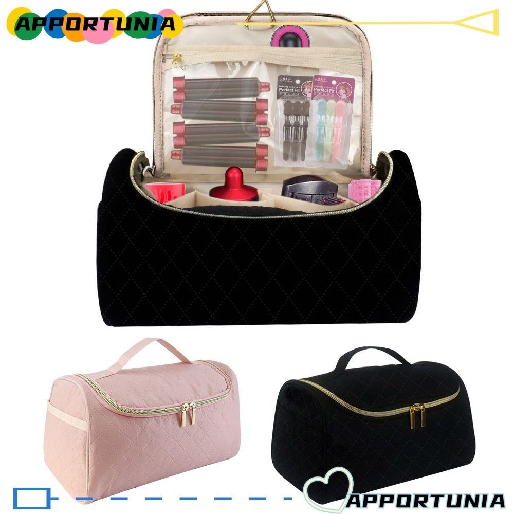 Apportunia Travel Lightweight สําหรับอุปกรณ ์ เสริม Airwrap Hair Curler Bag สําหรับ Airwrap
