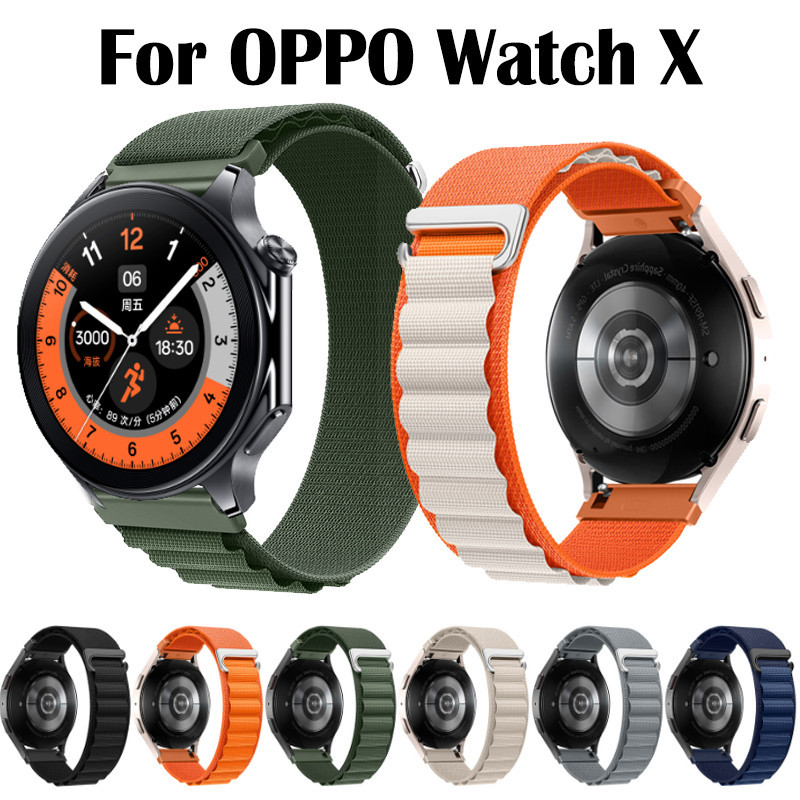 สายนาฬิกาข้อมือไนล่อน OPPO สําหรับ OPPO Watch X สาย