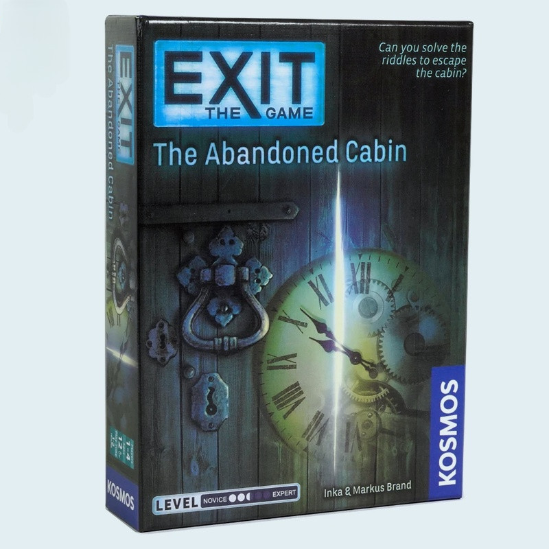 Exit: The Abandoned Cabin | Exit: The Game - A Kosmos Game |Family-Friendly, Card-Based at-Home Escape Room Experience