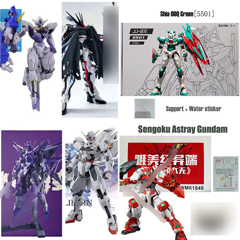 Jj-shia Gundam HGUC 175 Unicorn 02 Banshee Norn Assembly รุ ่ น HG MSM-07S Z GOK Zaku II โหลด Astray HG Calibarn 1/144 HG Sengoku Astray กรอบสีแดงของขวัญของเล ่ น