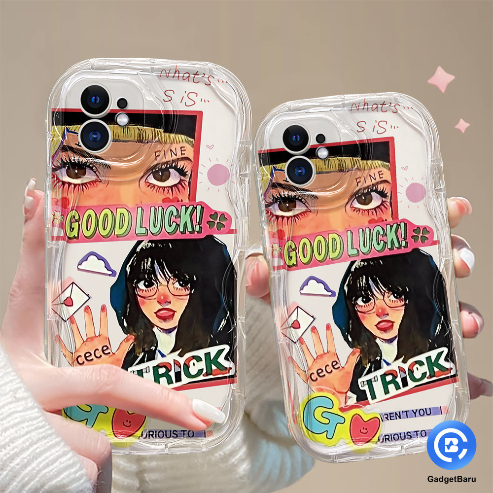 กรณีถุงลมนิรภัยใสสาวเย็น softcase hp vivo Y12 Y11 Y12I Y15 Y17 Y17S Y19 U3 Y5S Z5I Y20 Y27 Y3S Y12S 