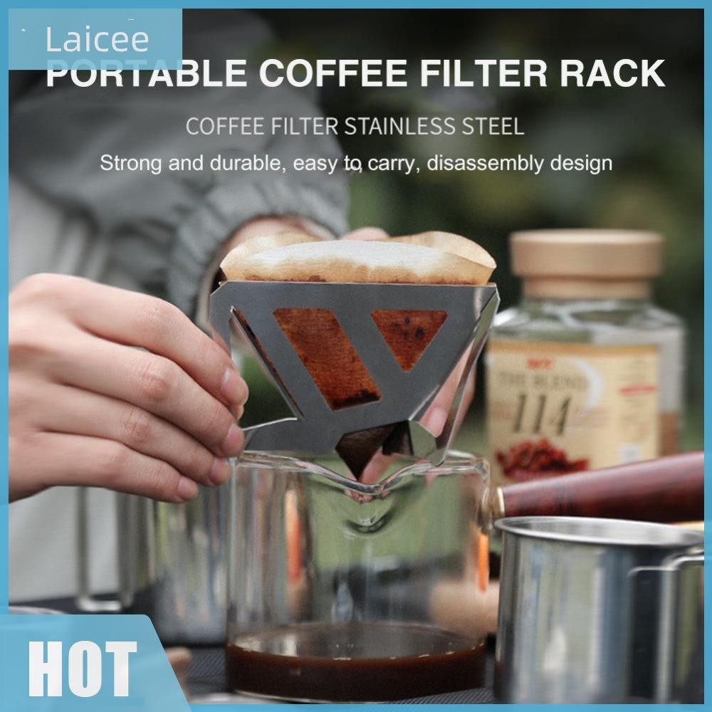 [Laiicee.th ] Folding Pour Over Coffee Dripper Stand for Hiking