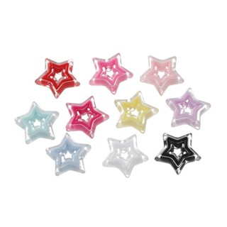 St. kunkka 5-20 ชิ ้ นอะคริลิคที ่ มีสีสันห ้ าแฉกลูกปัดแฟชั…