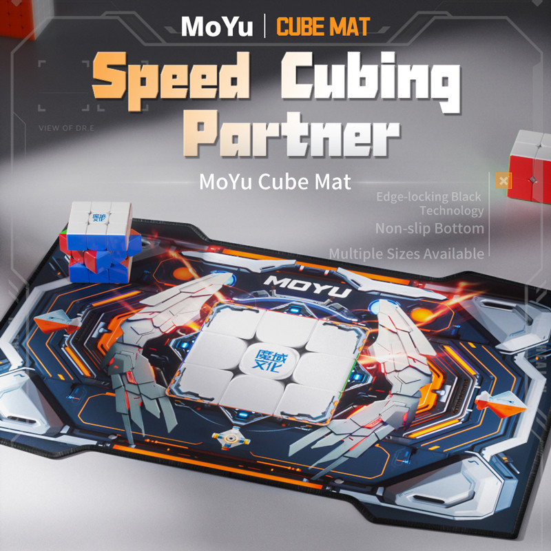 Qiyi Cyberpunk / CFOP เสื่อฝึกซ้อม Professional Magic Cube ความเร็วที่เกี่ยวข้องปริศนาของเล่นออกกําลังกาย Cubo Magico การแข่งขันแผ่นรองเมาส์