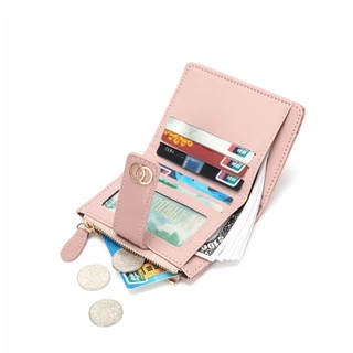 🦄Olivia🦄กระเป๋าสตางค์ สำหรับผู้หญิง พร้อมช่องใส่บัตร แบบพับ#BAG030