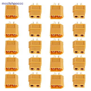 [mozh ] 20pcs 10 คู ่ XT60 ชายหญิง Bullet Connectors ปลั ๊ กสําหรับ RC Lipo [TH ]