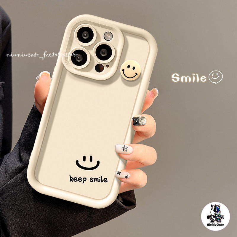 🔥ส่งจากไทย🔥 ตุ๊กตายิ้ม เคสโทรศัพท์มือถือ For iPhone 11 12 13 14 15 Pro Max XR X XS Max 6 7 8 Plus SE Soft Silicone เคส - รูปที่ 2