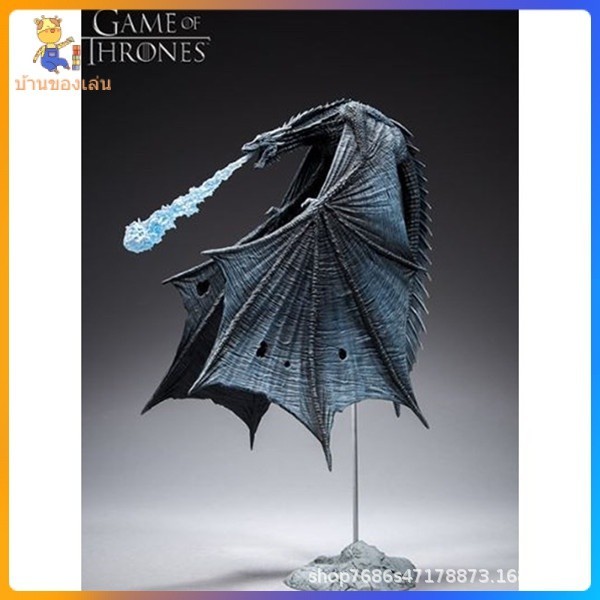 [คลังสินค้าพร้อม] Mcfarlane Game of Thrones Ice Dragon Black Dragon Movable Figure Model Decorative 