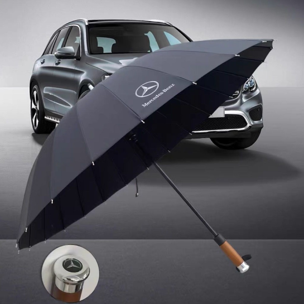 เมอร์เซเดสเบนซ์ร่ม E300l ด้ามยาว C260L รถ A200L / GLC300l / GLE / GLA