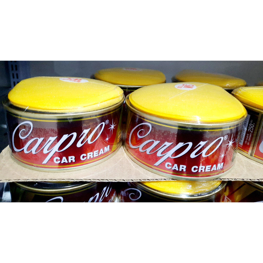 ครีมขัดเคลือบสีรถยนต์ คาร์โปร คาร์ครีม (1 กระป๋อง) Carpro Car Cream 250 กรัม ครีมขัดเงารถยนต์ ครีมขัดเงา น้ำยาขัดเงา thumbnail 5