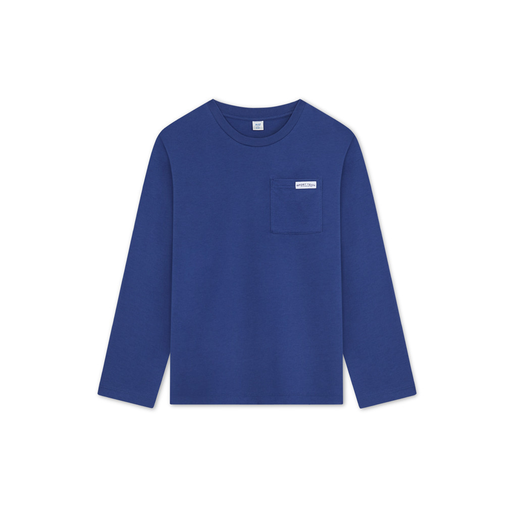AIIZ (เอ ทู แซด) - เสื้อยืดเด็กผู้ชายแขนยาวมีกระเป๋า Boy's Pocket Long Sleeve T-Shirts