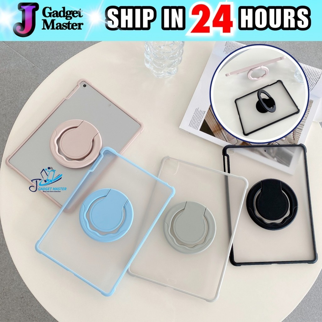 I.pad 5th 6th 9.7 7th 8th 9th 10.2 Air 1 2 9.7 4 5 7 10.9 Pro 11 12.9 13 Gen ขาตั้งป้องกันแหวนกลับกร