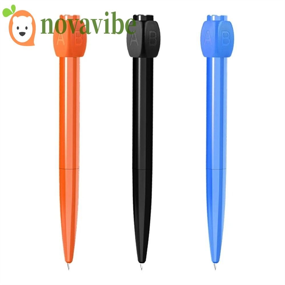 Novavibe คําตอบ Pen, ABCD เลือกฆ ่ าเวลาของเล ่ น Rotatable Gel Pen, ความแปลกใหม ่ บุคลิกภาพ 0.5 มม.โรตารี Neutral ปากกา Artifact การประชุม