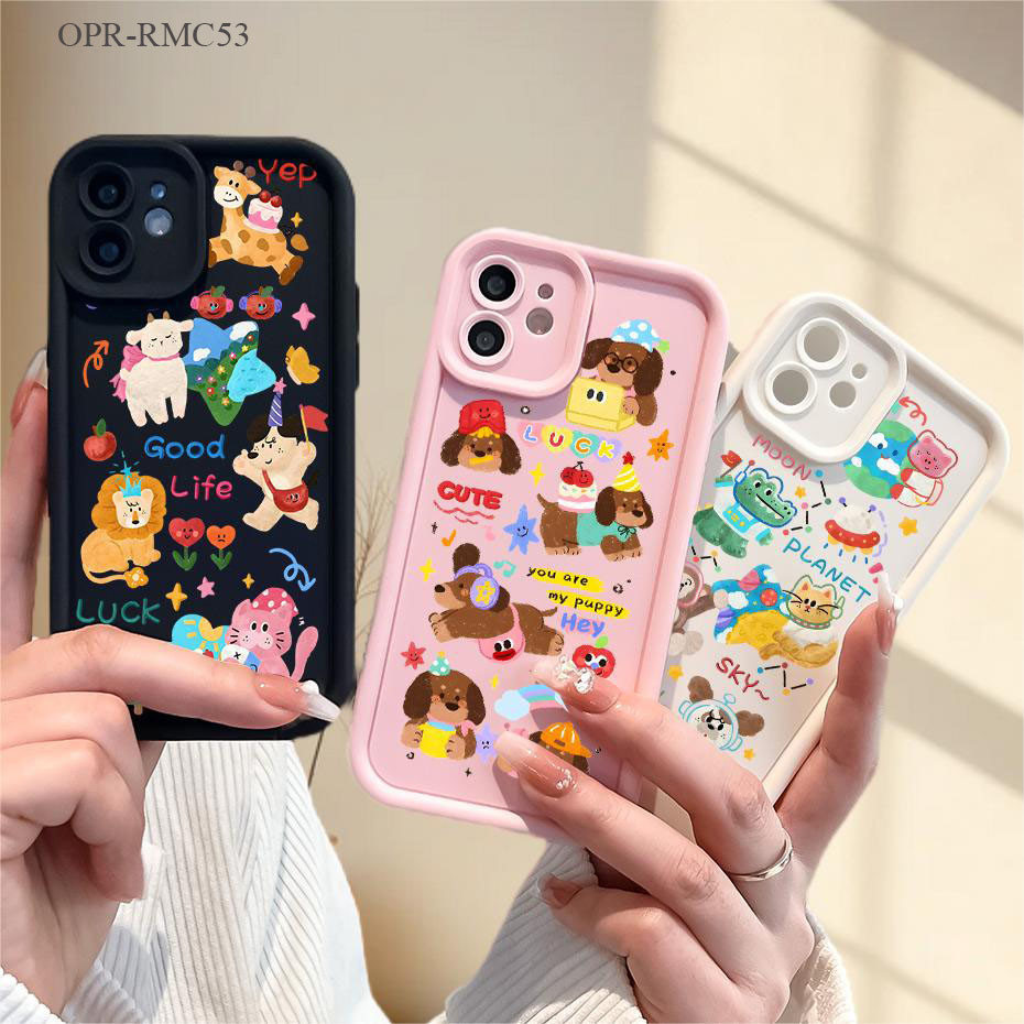 เคส For OPPO Reno 13 13F 12 12F 11 10 8 8T 7 7Z 6 6Z 5 4 4F Pro Plus 4G 5G เคสโทรศัพท์ เคสออปโป้ Silicone Phone Case JGS