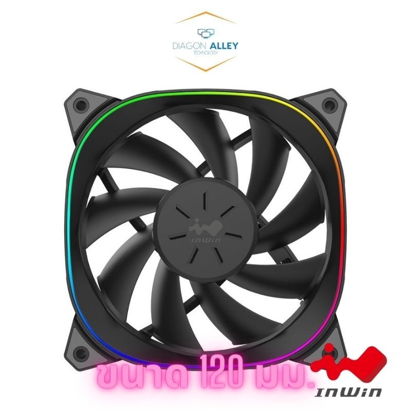 InWin Sirius Extreme ASE120 RGB พัดลมเคสไฟ ARGB