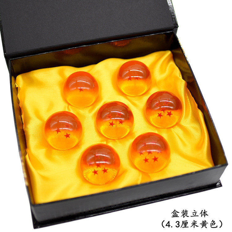 7up4 Dragon Ball Crystal Ball ชุดรูป Dragon Ball Dragon Star Dragon Wish 4.3 ซม . Ball Full Set