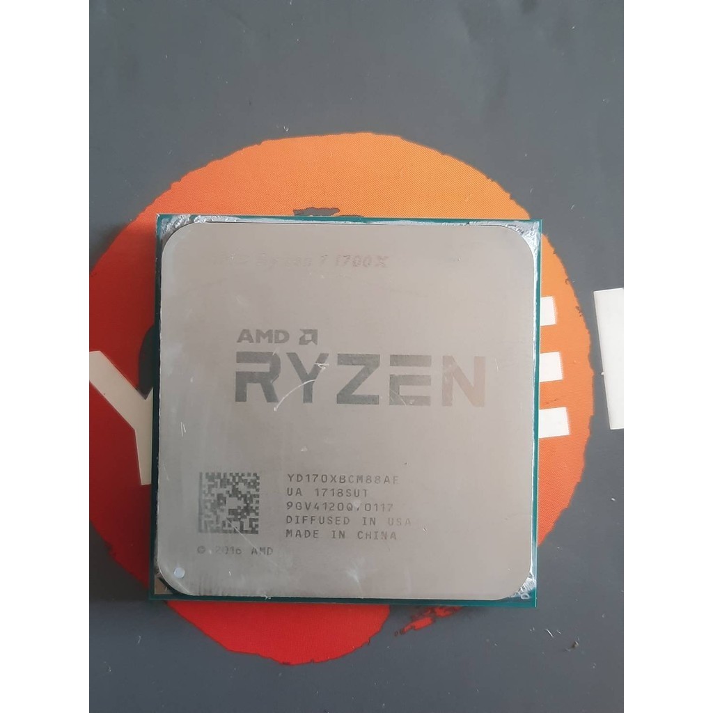 CPU AMD Ryzen 7 1700X 3.4 GHz AM4 สินค้าใช้งานได้ปกติ